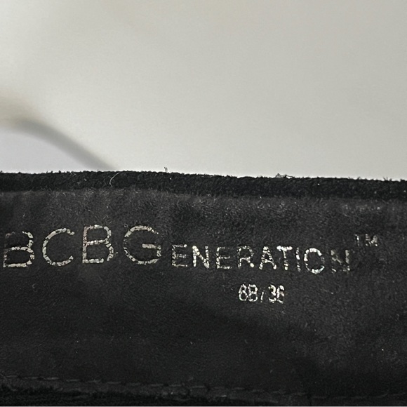 BCBG Generation Black Suede Boots - Picture 5 of 6